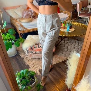 High waisted trousers